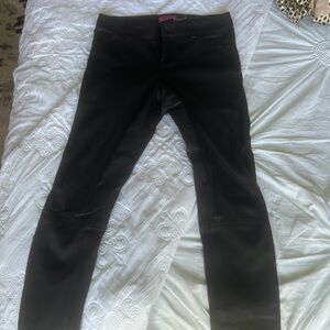 Alice and Olivia black leather pants